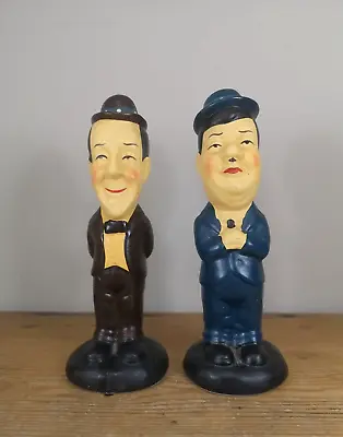 Vintage Laurel & Hardy Ceramic Figurines • £8.50