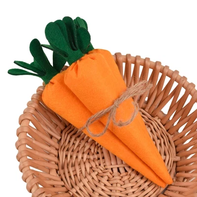 £10.19 • Buy 7.48in Artificial Felt Carrots Easter Basket Stuffers Realistic Ornaments 3 Pcs