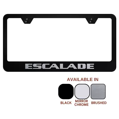 Cadillac Escalade Laser Etched Logo License Plate Frame Official Licensed • $35.95