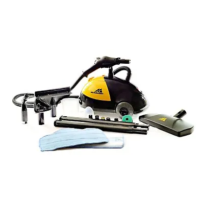 McCulloch 1500W Multipurpose Heavy-Duty Canister Steam Cleaner W/ 18 Accessories • $149.99