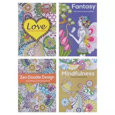 4PCE Office Central®  Adult Colouring Books Wellbeing Series Calming A4 Size • $17.68