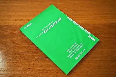 Yamaha Digital Keyboard PSR-E433 Owner's Manual • $10