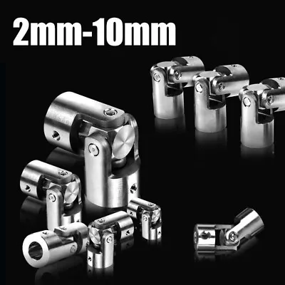 Universal Flexible Shaft Coupling Coupler Motor U Joint Connector Metal RC Boat • $2.96