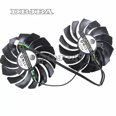 2pcs VGA Cooler Brushless Fan For MSI GTX1080Ti/1080/1070Ti/1070/1060 RX580/570 • $12.30