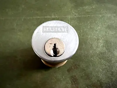 Used Sargent Lock 41-la  Us26d 1 1/8  Mortise Cylinder Locksport La 6 Pin No Key • $9.99