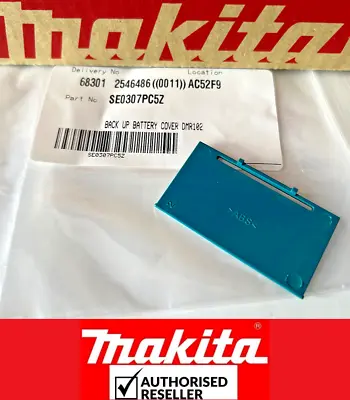 Genuine Makita Back Up Battery Cover For Mr001g Mr002g Dmr116 • £5.86