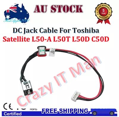 DC Jack Power Cable For Toshiba Satellite L50-A L50T-A L50D-A L50DT-A C50D-A • $9.98