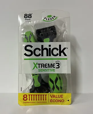 Schick Xteme 3 Sensitive Men's Disposable Razors  🪒 8ct. • $10.99