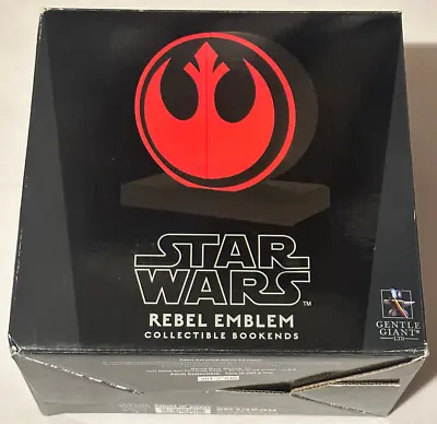 Gentle Giant Star Wars Rebel Emblem Collectible Bookends Set #301/640 • $149.99