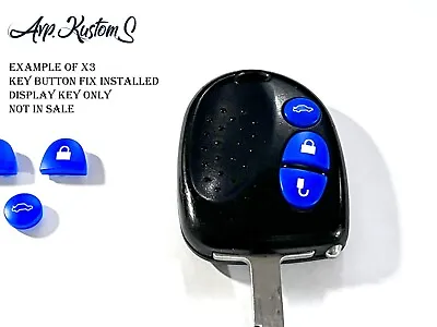 X1 3pcs BLUE Key Button Set Suits Holden Commodore HSV Calais SS VS VT VX VY VZ • $3.50