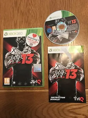 W13 Wrestling Xbox 360 Manual BOXED Wwe  • £1.44