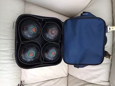 £99 • Buy Almark Sterling Slimline Bowls (4) Size 3Hm Plus Carrying Bag