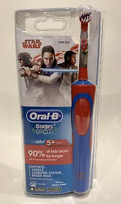 $37.95 • Buy Oral B Vitality Power Electric Toothbrush Kids/Boys Star Wars