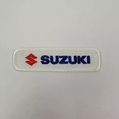 Suzuki Racing Patch Badge 1x3.5 Inch For Shirt Hat Backpag Bag • $0.99