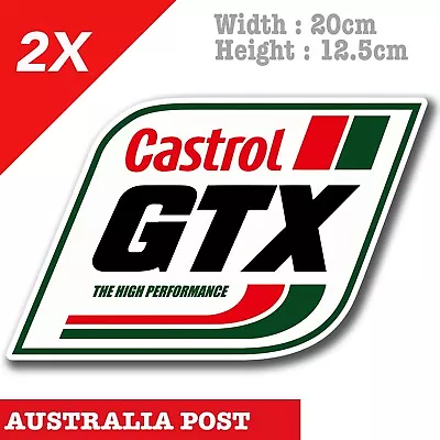 Castrol GTX High Performance Stickers • $18