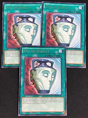 Yugioh Pot Of Duality Hsrd-en056 1st Rare X3 (nm) • $5.88