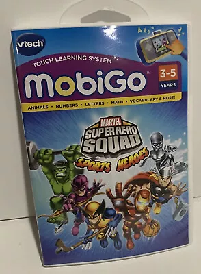 Marvel Superhero Squad Sports Heroes (MobiGo 2010) Case & Game W/ Manual • $6.79