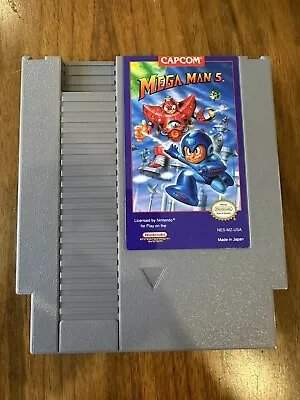 Mega Man 5 (Nintendo NES 1992) Authentic Tested Mint • $68.32