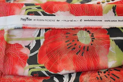 Moda Poppy Mae Robin Pickens 5 Yards Quilt Cotton OOP Rare • $240