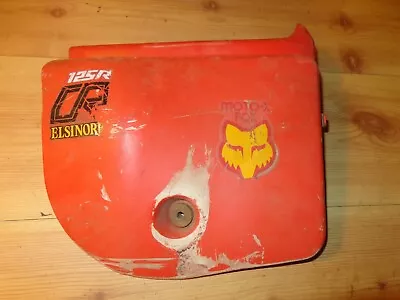 1979 Honda CR125R CR125 CR 125 R Elsinore Right Number Plate Panel Plastic #1 • $55