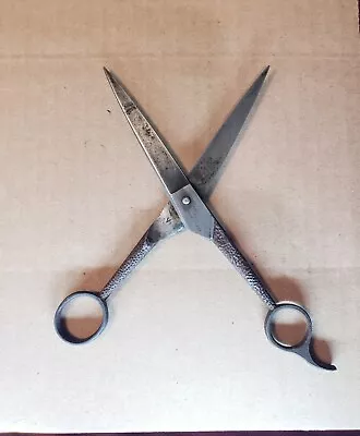 Allegany Instrument Vintage Pro Barber Scissors Textured Handles 7.5  • $8