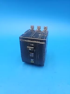 Square D QOB350 3Pole 50 Amp 120/240V Bolt On Miniature Circuit Breaker Type QOB • $32.98