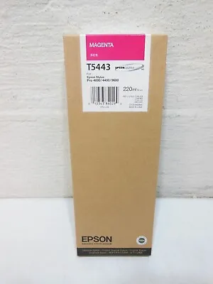 Genuine Epson T5443 Magenta Ink For Stylus Pro 4000 4400 9600 OEM • $59