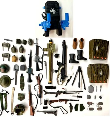 Vintage 90s 12 Inch Military Action Figure Accessories Lot From GI Joe Etc • $30