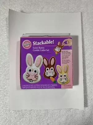 Wilton STACKABLE! Easter Bunny Cookie Cutter Set #2308-1469 NEW • $12.99
