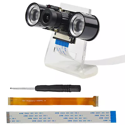 1080P Fish Eye Lens Night Vison Camera Kit For Raspberry Pi 4B/3B+/Zero/WH • $22.39