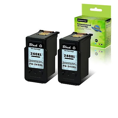 2PK PG 240XL Black Ink Cartridge Fit For Canon Pixma MX432 MX479 MX532 MG3222 • $34.85