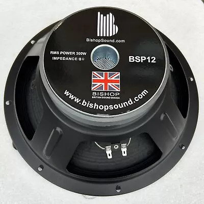 12 Inch 12  Replacement Speaker Driver Steel 600W Program 8Ω PA/Guitar - BSP12 • £49.99