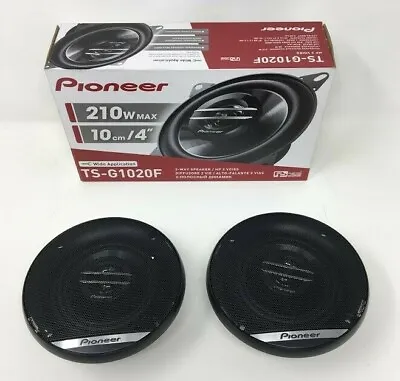 £16.99 • Buy Pioneer TS-G1020F Dual Cone Coaxial 4in Loudspeakers Black 2 Speakers Per Box