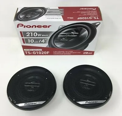 Pioneer TS-G1020F Dual Cone Coaxial 4in Loudspeakers Black 2 Speakers Per Box • £19.50