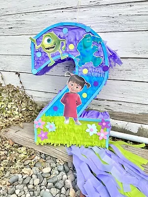 Monster Inc Number Two Piñata Monsters Party Birthday • $47