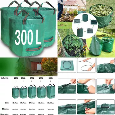 Zucklight Heavy Duty Garden Waste Bags 300 Litre - 3 300 - 3 Sacks  • £34.32