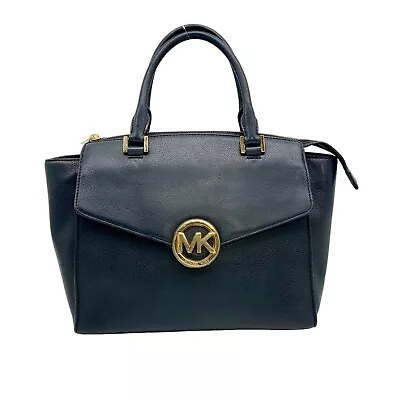 Michael Kors Black Pebbled Leather Hudson Satchel • $65