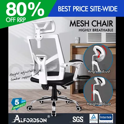 $159.95 • Buy ALFORDSON Mesh Office Chair Gaming Executive Fabric Seat Racing Footrest Recline