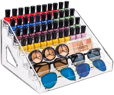 Nail Polish Organizer 7 Layers Upgraded Acrylic Display Rack For Nail Polish ... • $25.99