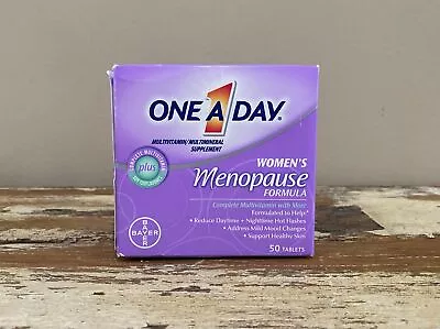 One A Day Women's Menopause Formula Mood Hot Flash Skin Health 50 Ct EXP 05/2024 • $17.50