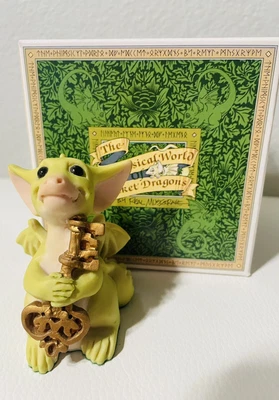 $35 • Buy Vtg 1992 Whimsical World Of Pocket Dragons  The Key To My Heart  Figurine W/ Box