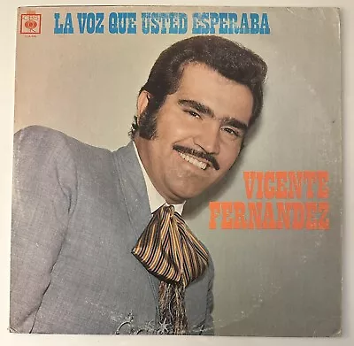 Vicente Fernandez - La Voz Que Usted Esperaba (1 X LP Vinyl 1968 MX VG+) • $39.99