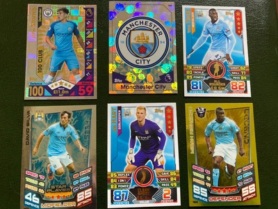 £6 • Buy Manchester City Match Attax 100 Club Legends Card Bundle Joe Hart Yaya Toure