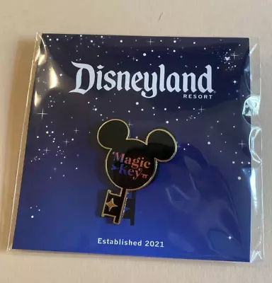 Disney Pin 146740 Disneyland Magic Key Pass Icon Mickey Mouse Head Ears Souvenir • $19.97