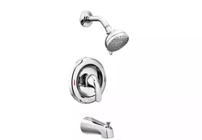 MOEN Adler Single-Handle 4-Spray Tub And Shower Faucet In Chrome- Valve Included • $68.99