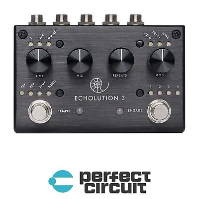 Pigtronix Echolution 3 Stereo Delay Pedal EFFECTS - DEMO - PERFECT CIRCUIT • $214
