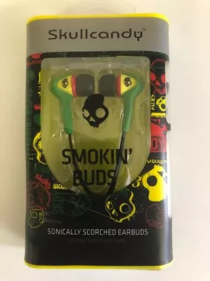 Skullcandy Smokin Buds In-Ear Earbuds In Rasta - New • $11.99