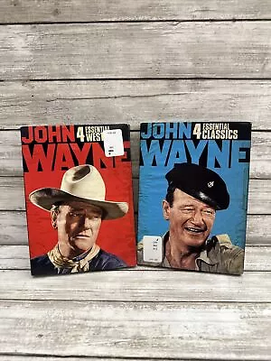 Lot Of 2 NEW John Wayne: 8 Essential Classics And Western  Collection DVD Sealed • $18.95