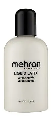 Liquid Latex Light Clear Costume Makeup Mehron  Size: 4.5 OZ • $15.95