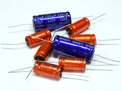 SPT 8.2-150uF ±10% 100V Non-Polar Electrolytic Speaker Crossover Capacitor • $1.99